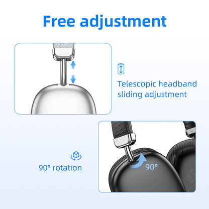 Wireless Bluetooth 5.3 Headphones Mic Noise Cancelling Headsets Stereo Sound Earphones Sports Gaming Headphones Supports TF